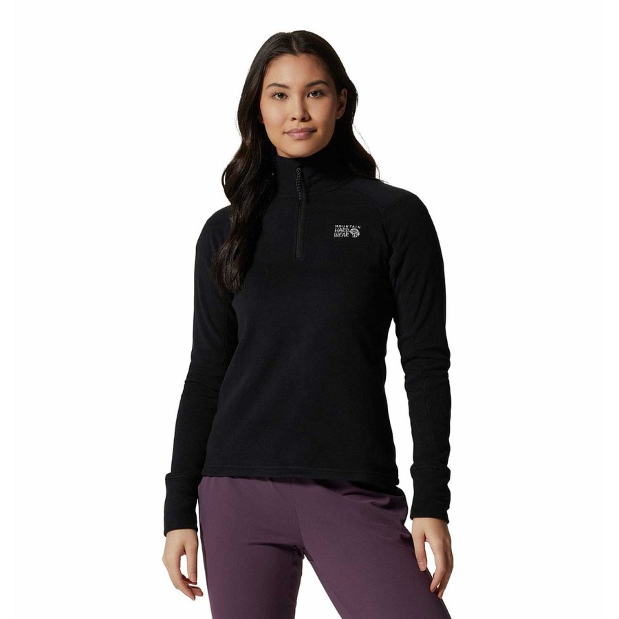 WOMEN Rockford Fleece and Softshells | Microchill 2.0 Zip T (010) Black