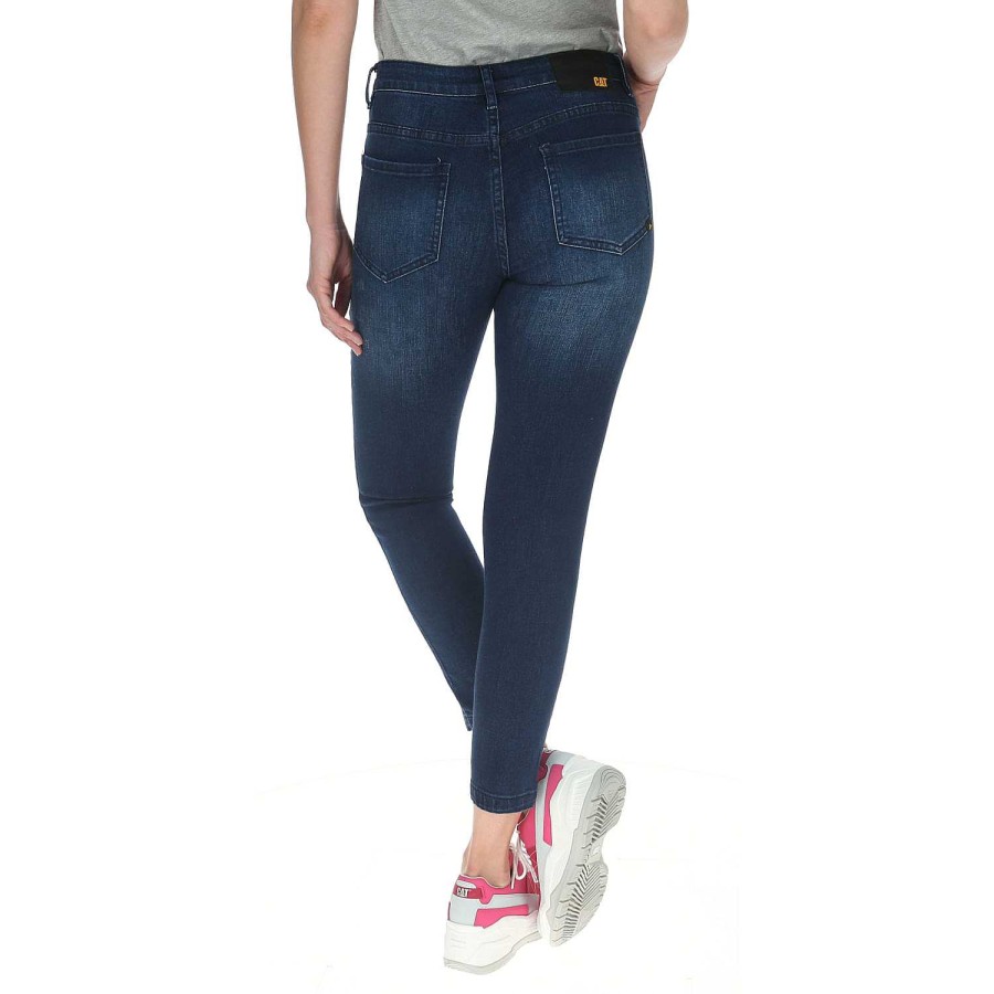 WOMEN Rockford Pants and Jeans | Symbol Skinny Women's Pants Indigo Wash