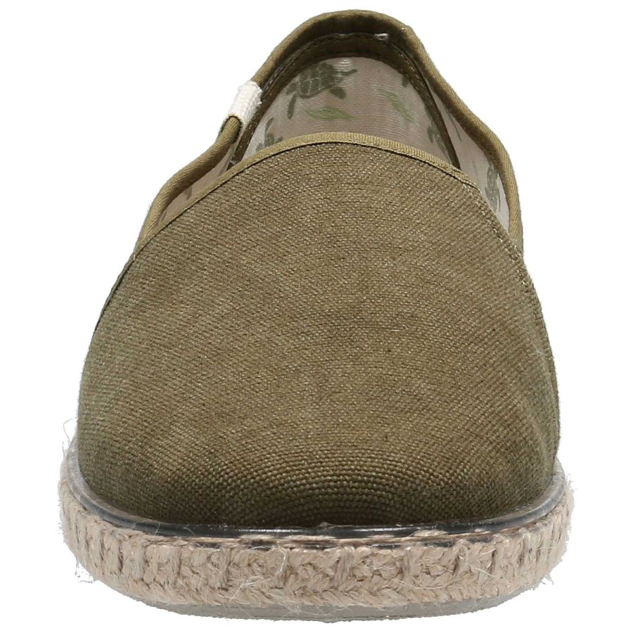 MEN Rockford Espadrilles | Men's Organic Cotton Espadrille Maya Olive Rockford Deep Olive