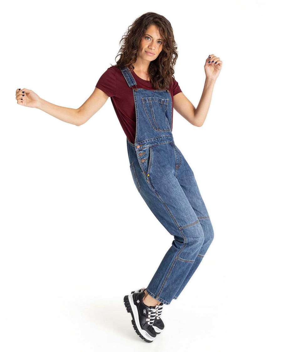 WOMEN Rockford Dresses and Jumpsuits | Women's Planter Foundation Denim Overall Medium Stone