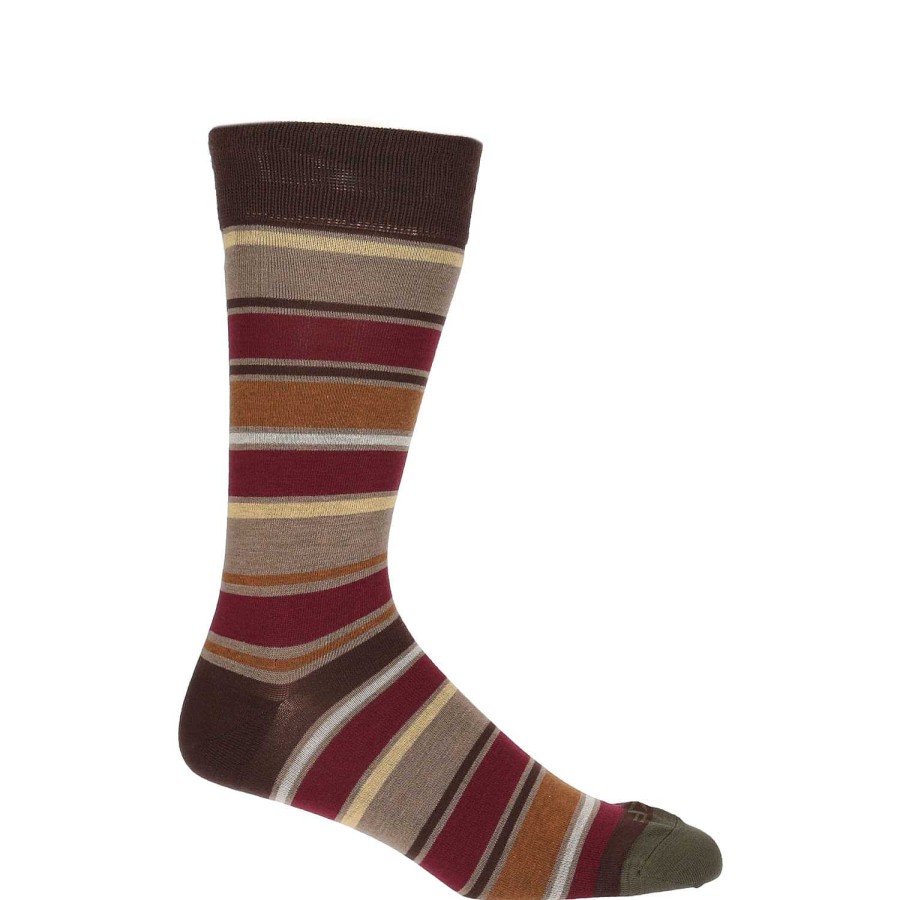 MEN Rockford Socks | Men's Bamboo Socks Owl Pack Burgundy