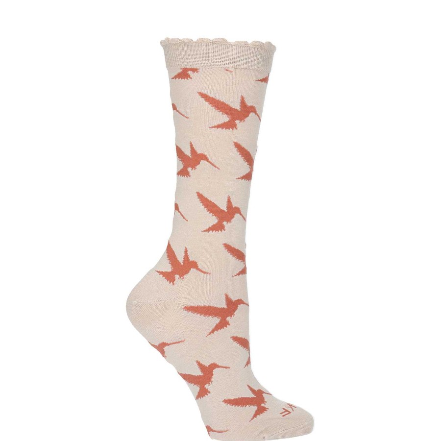 WOMEN Rockford Socks | St Colibri Women's Bamboo Socks Cream