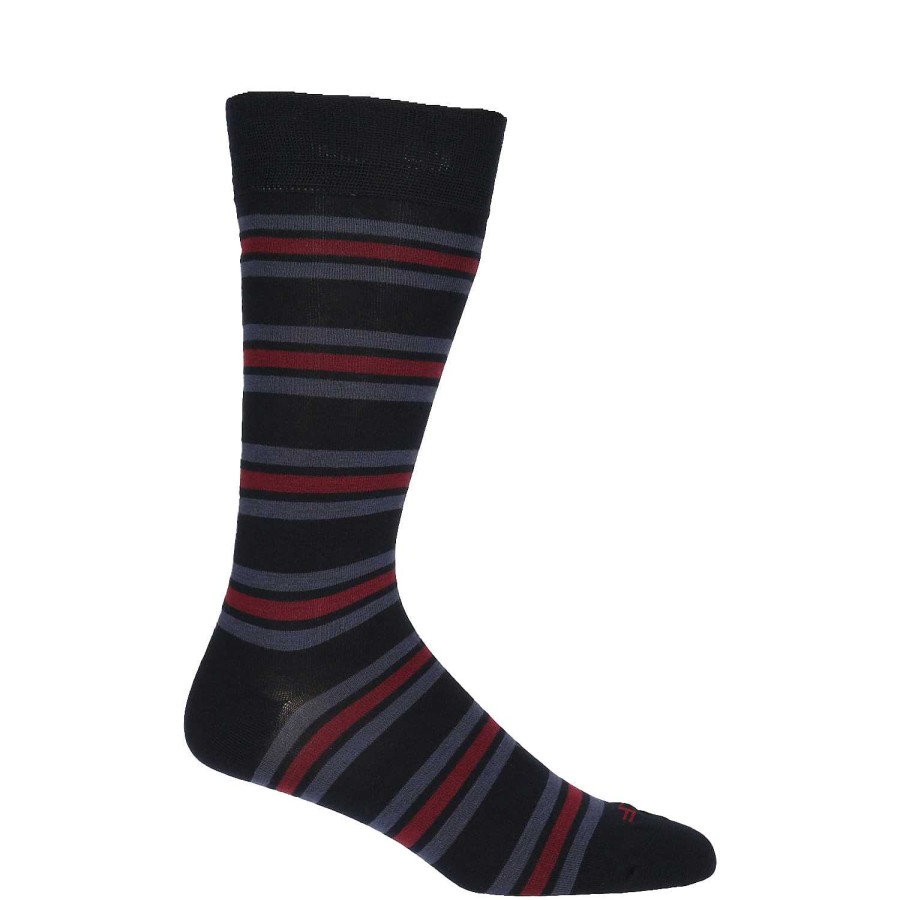 MEN Rockford Socks | Men's Bamboo Socks LG Triline Blue