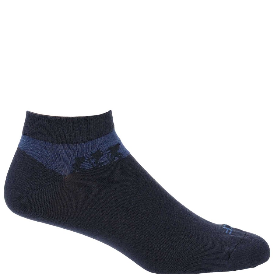 MEN Rockford Socks | Ped Mountain Men's Bamboo Sock Blue Rockford Blue