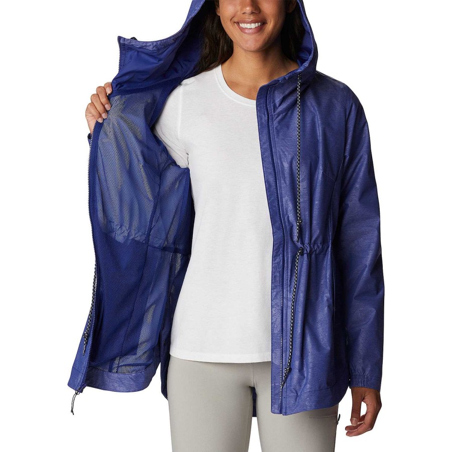 WOMEN Rockford Jackets and Parkas | Lillian Ridge Shell Columbia Women's Windbreaker (432) Dark Sapphire