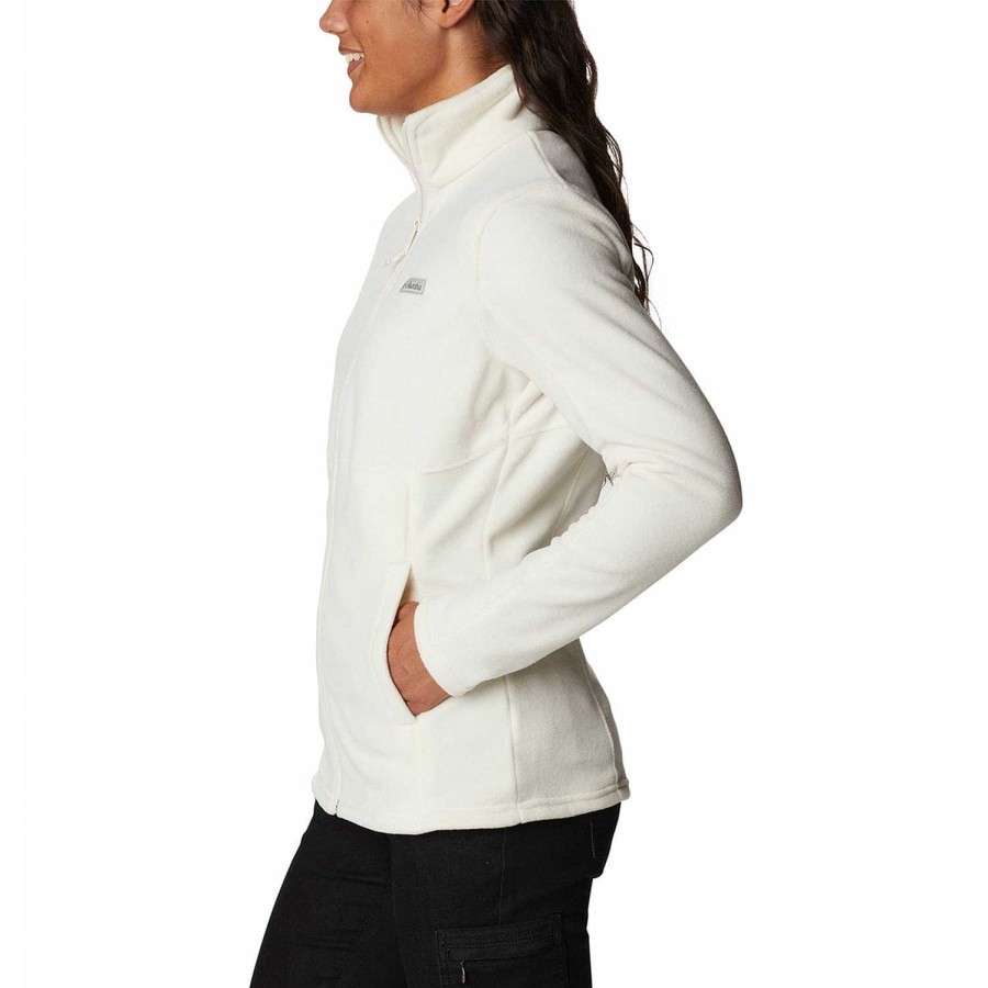 WOMEN Rockford Fleece and Softshells | Basin Trail III Full (191) Chalk