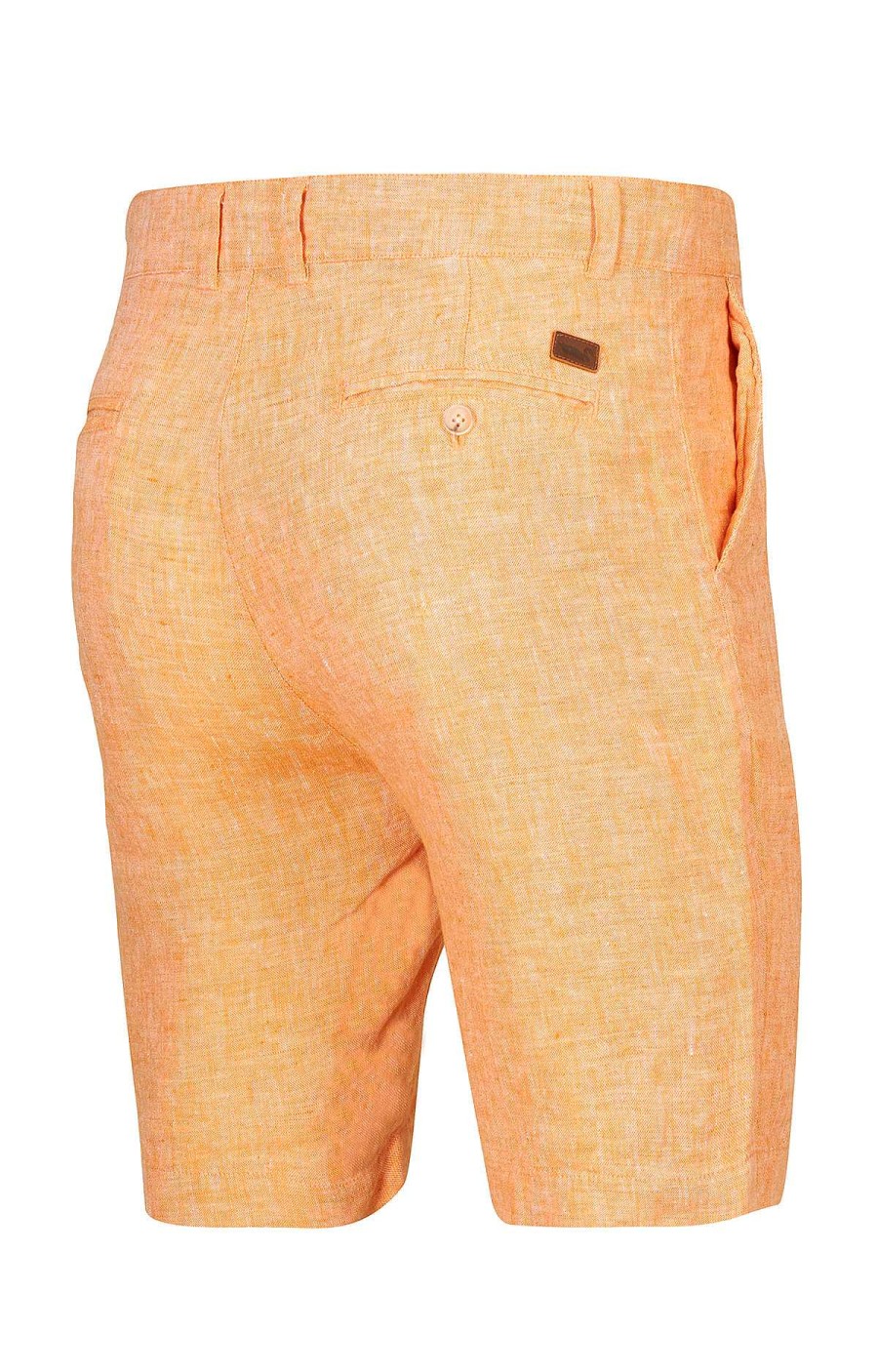 MEN Rockford Shorts | Men's Linen Organic Linen Shorts Peach