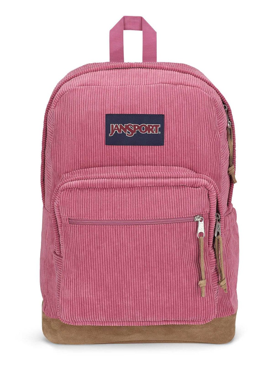 MEN Rockford Briefcases and Backpacks | Jansport Right Pack Expressions Pink Backpack Mauve Haze Corduroy