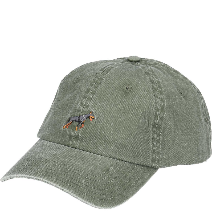 WOMEN|MEN Rockford Caps and JocOnlines | Unisex Jockey Cap Doberman Green