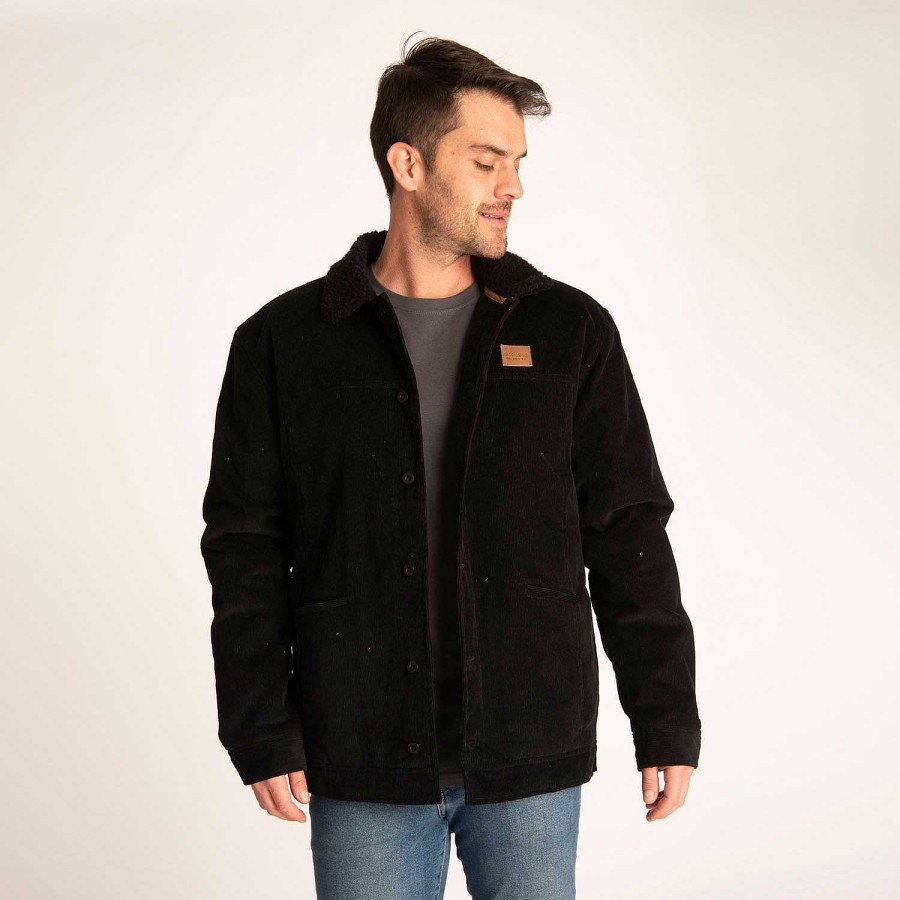 MEN Rockford Jackets and Parkas | Men's Sherpa Jacket Anthracite[An4