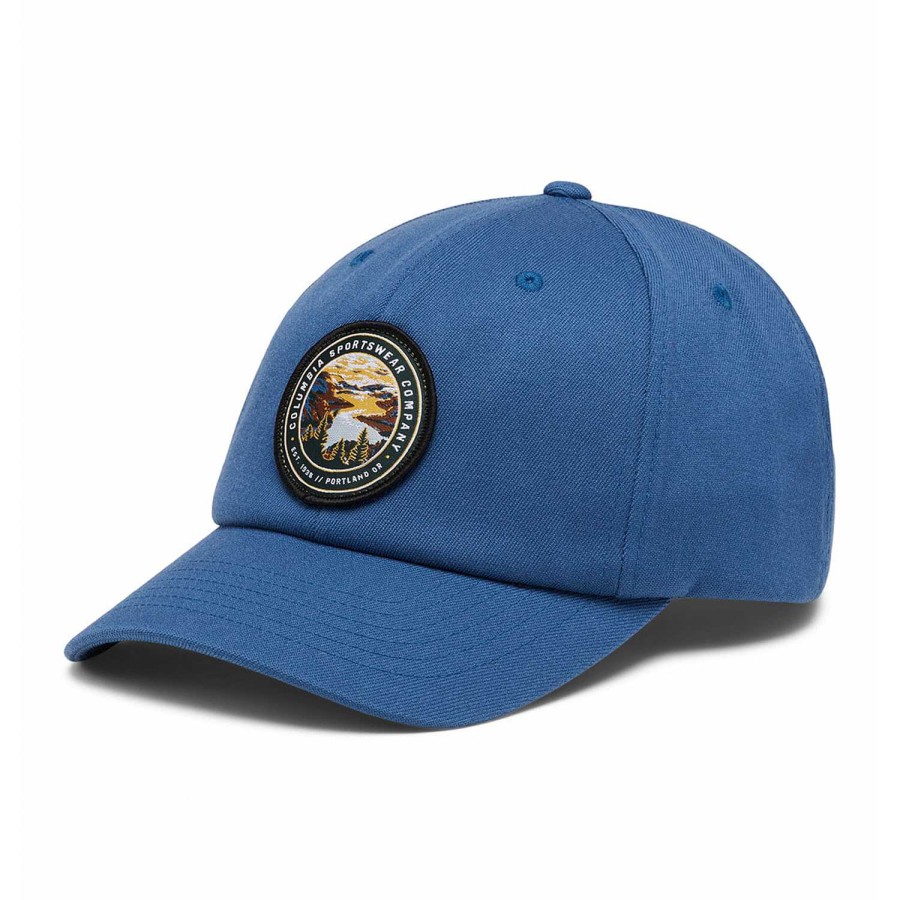 MEN Rockford Caps and JocHots | Columbia Lodge Dad Cap (483) Impulse Blue