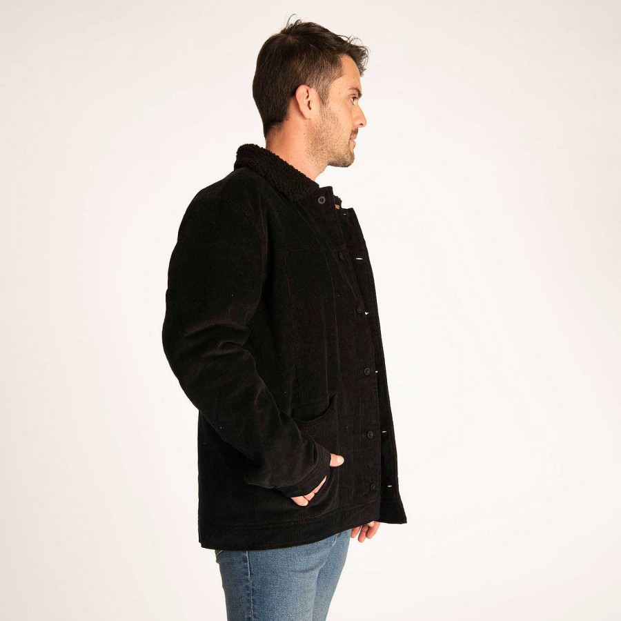 MEN Rockford Jackets and Parkas | Men's Sherpa Jacket Anthracite[An4