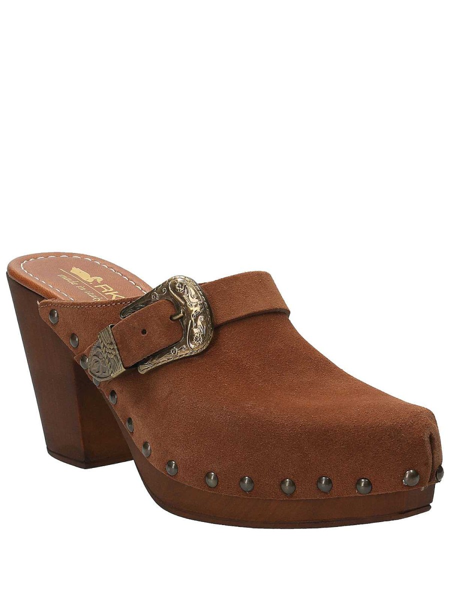 WOMEN Rockford Swedes | Swedish Leather Women's Padua Brown Rockford Brown