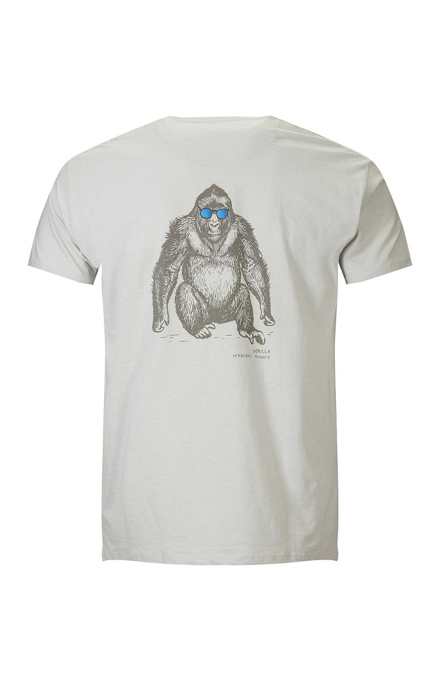 MEN Rockford T-shirts | Organic Cotton Men's T-shirt Organic Gray Rockford MonWholesale Smoke