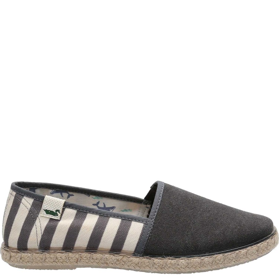 MEN Rockford Espadrilles | Men's Organic Cotton Espadrille Maya Gray Rockford (022) Dark Gray