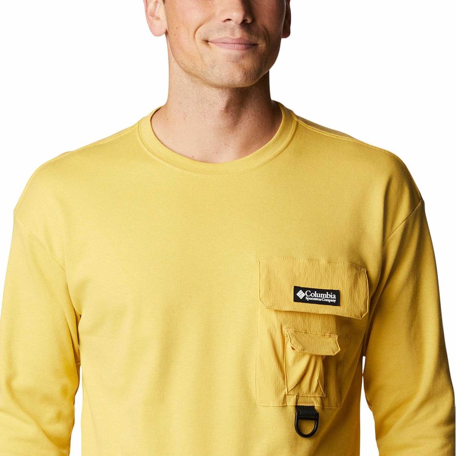 MEN Rockford T-shirts | Field Creek Doubleknit Long Sleeve (742) Golden Nugget