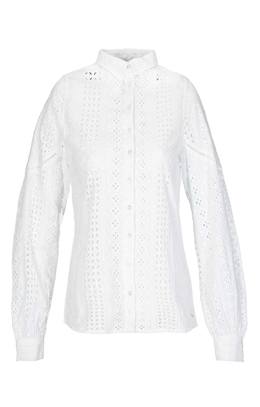 WOMEN Rockford Blouses | Tiber Women's Blouse Organic Cotton White