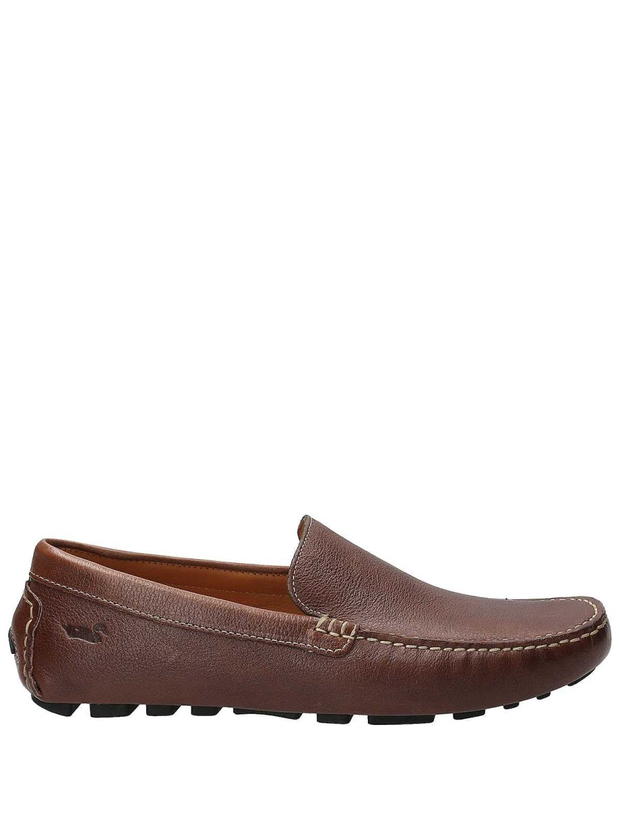 MEN Rockford Moccasins | Mocasin Cuero Hombre Austin Cafe Rockford Brown