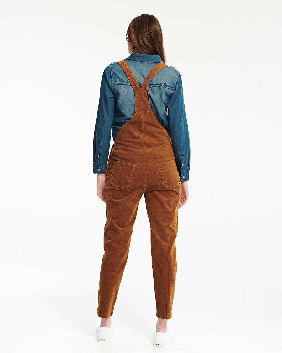 WOMEN Rockford Dresses and Jumpsuits | Women's Planter Foundation Corduroy Overall Bronze[961