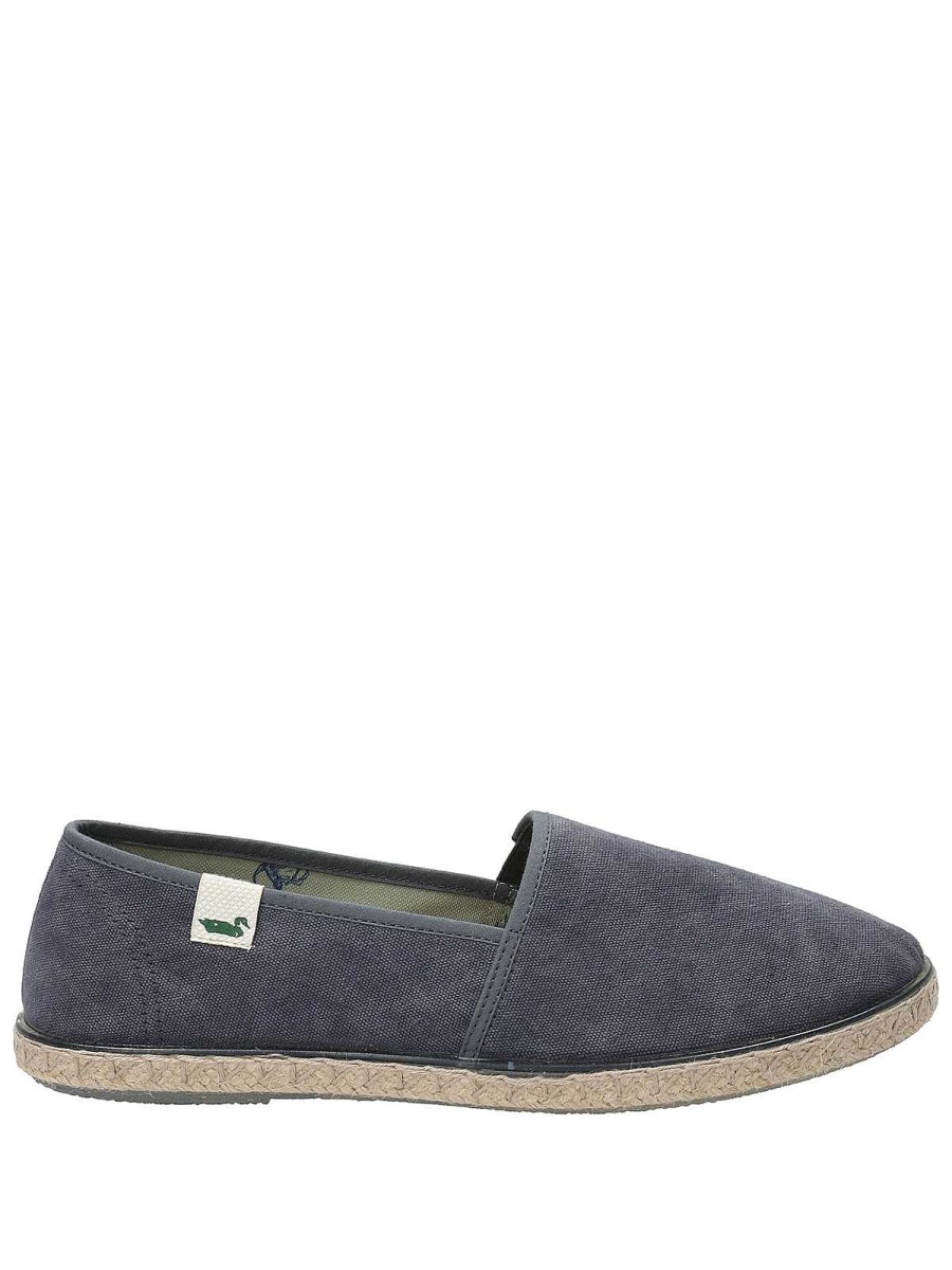 MEN Rockford Espadrilles | Men's Organic Cotton Espadrille Maya Blue Rockford Navy