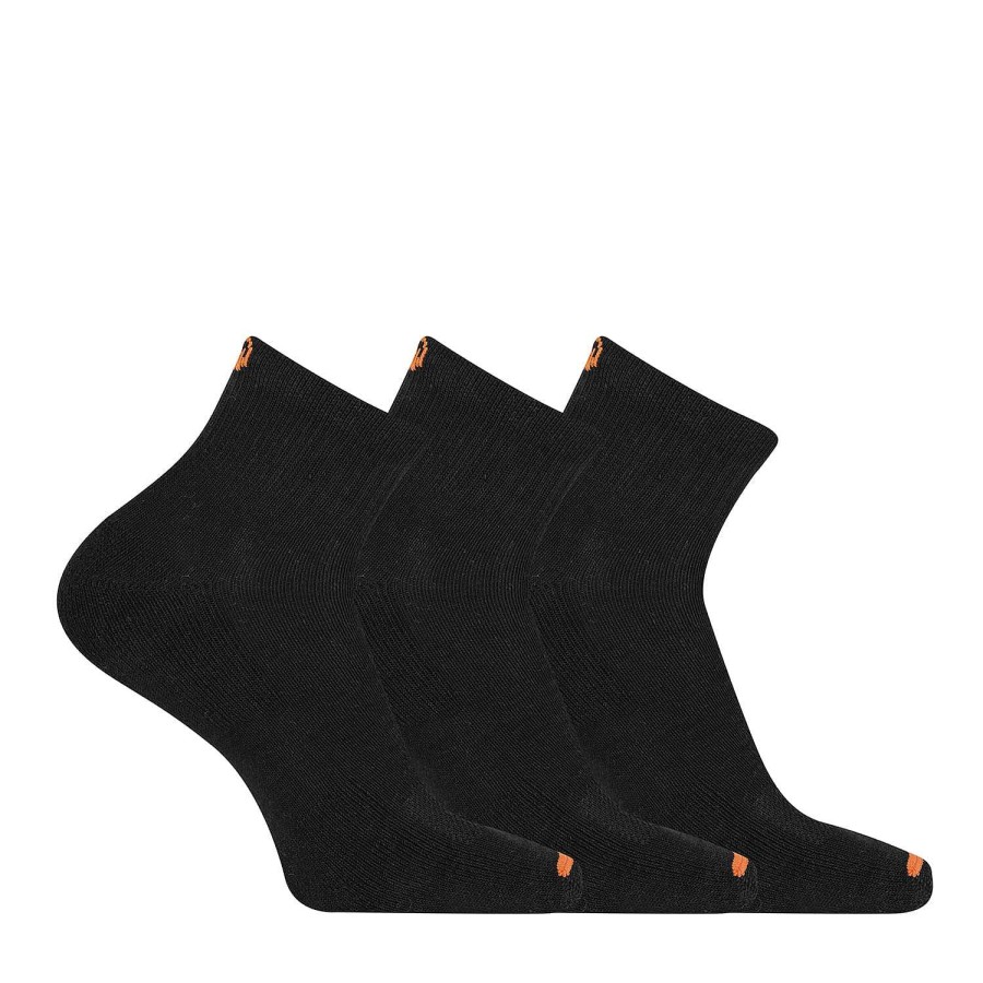 MEN Rockford Socks | Unisex Access Cotton Quarte Sock Black Merrell Black