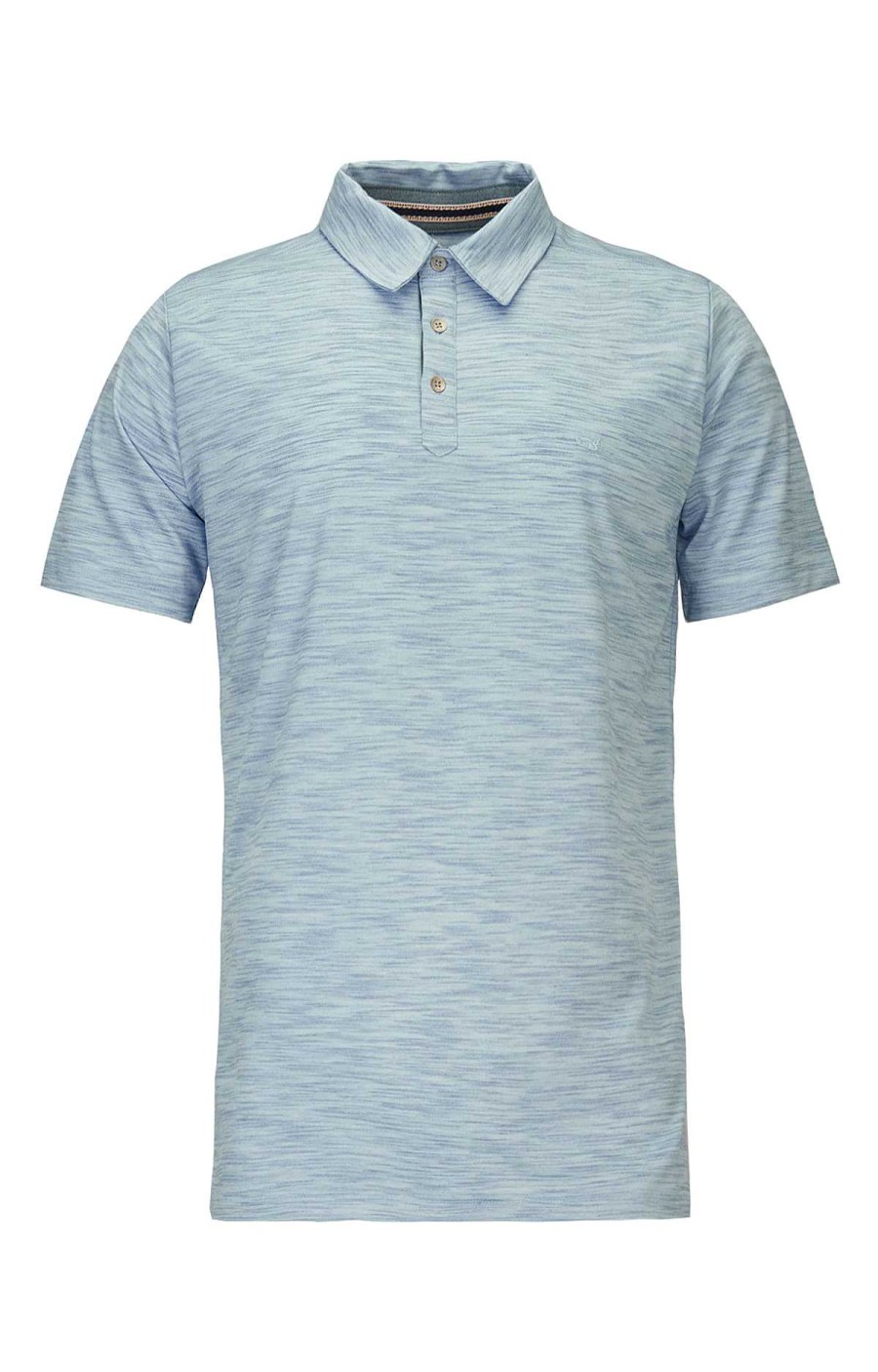 MEN Rockford T-shirts | Toledo Men's T-shirt Recycled Fibers Illusion Blue