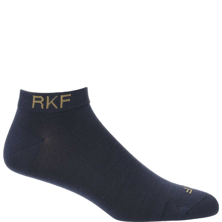 MEN Rockford Socks | Men's Bamboo Sock Ped Plain Blue Rockford Navy