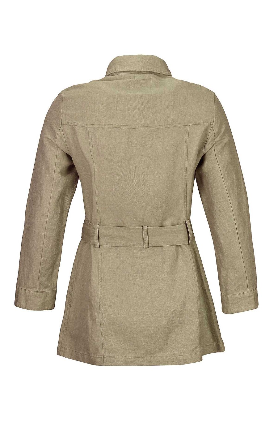 WOMEN Rockford Jackets and Parkas | Women's Organic Linen Jacket Kenya Green Rockford sage