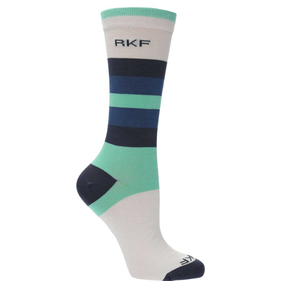 WOMEN Rockford Socks | Women's Bamboo Socks Block Cream Rockford Cream