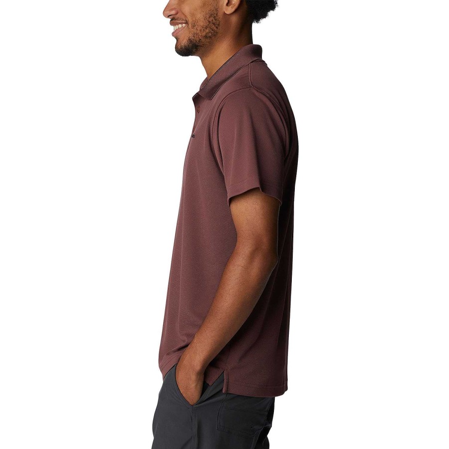 MEN Rockford T-shirts | Men's Polo Shirt Utilizer Polo Columbia (641) Light Raisin