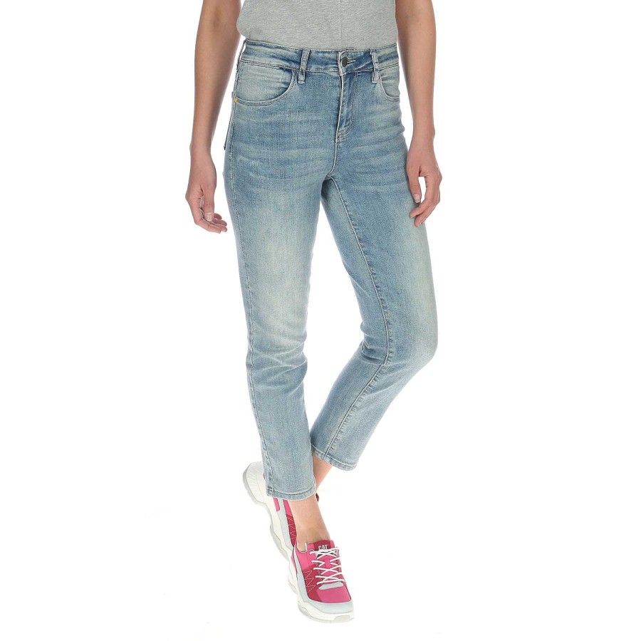 WOMEN Rockford Pants and Jeans | Symbol High Rise Straight Women's Jeans (135) Light Wash