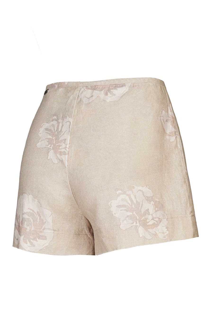 WOMEN Rockford Skirts and Shorts | Women's Pink Organic Linen Shorts Sand