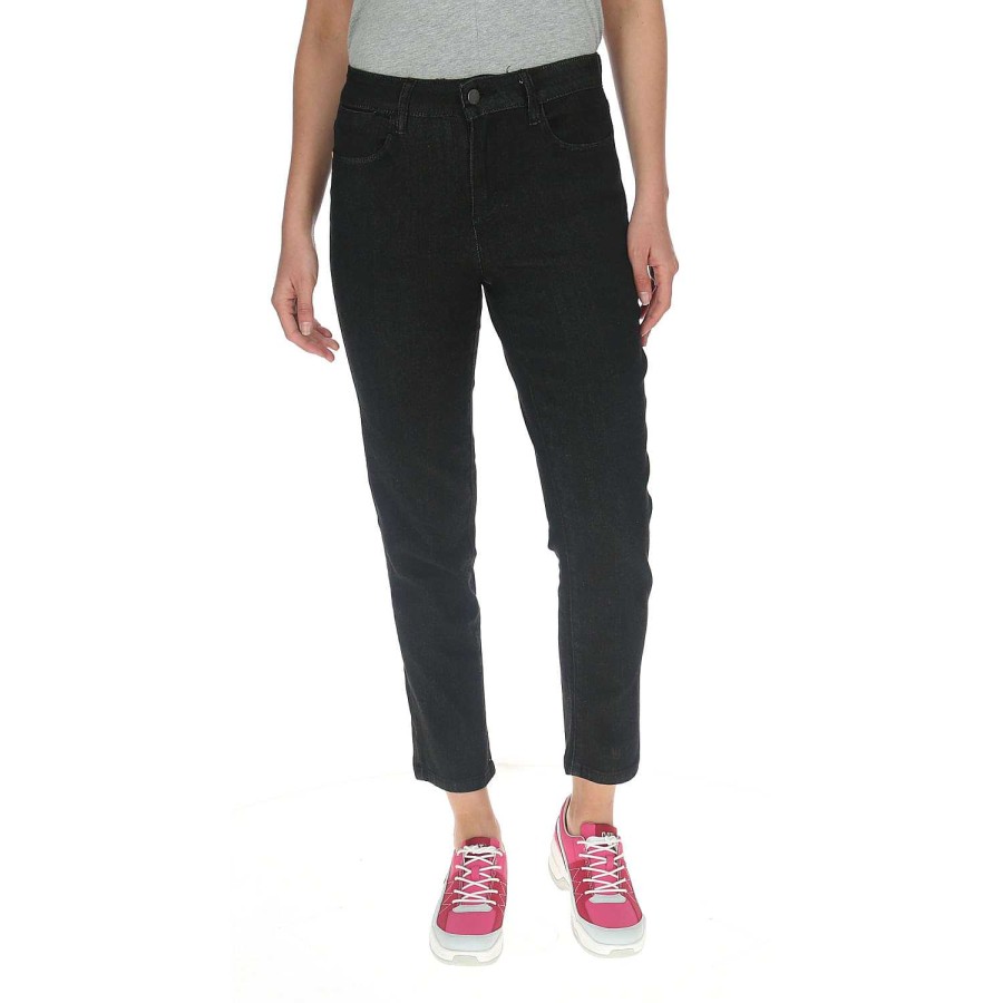 WOMEN Rockford Pants and Jeans | Symbol High Rise Straight Women's Jeans (121) Pitch Black