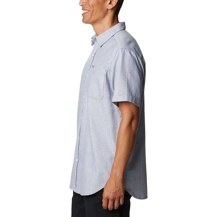 MEN Rockford Shirts | Rapid Rivers Novelty Short Sleeve (478) Dark Mountain