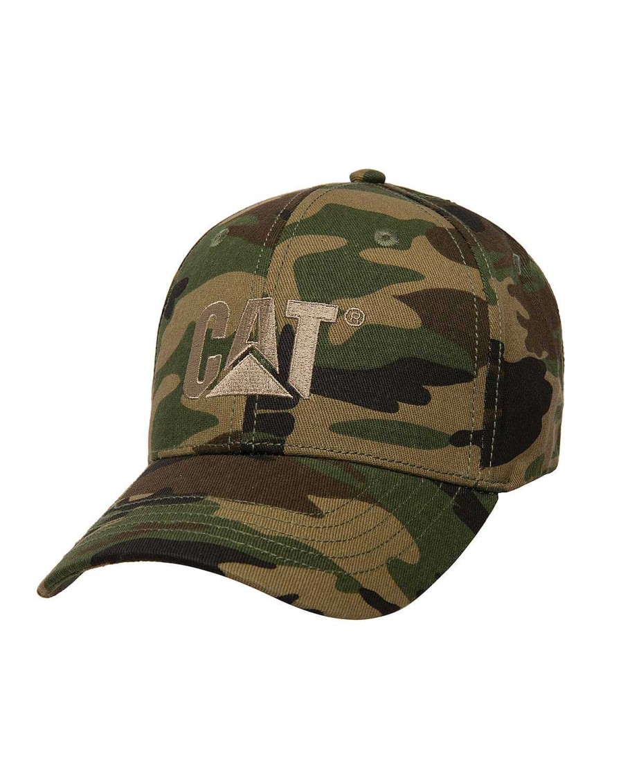 MEN Rockford Caps and JocHots | Jockey Casual Unisex Classic Logo Hat Green Cat Woodland Camo