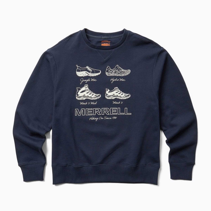 MEN Rockford Polerones | Men's Footwear Crew Neck Sweater Navy