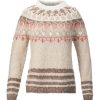 WOMEN Rockford Vests and Sweaters | Foggia Women's Sweater Organic Cotton Nougat