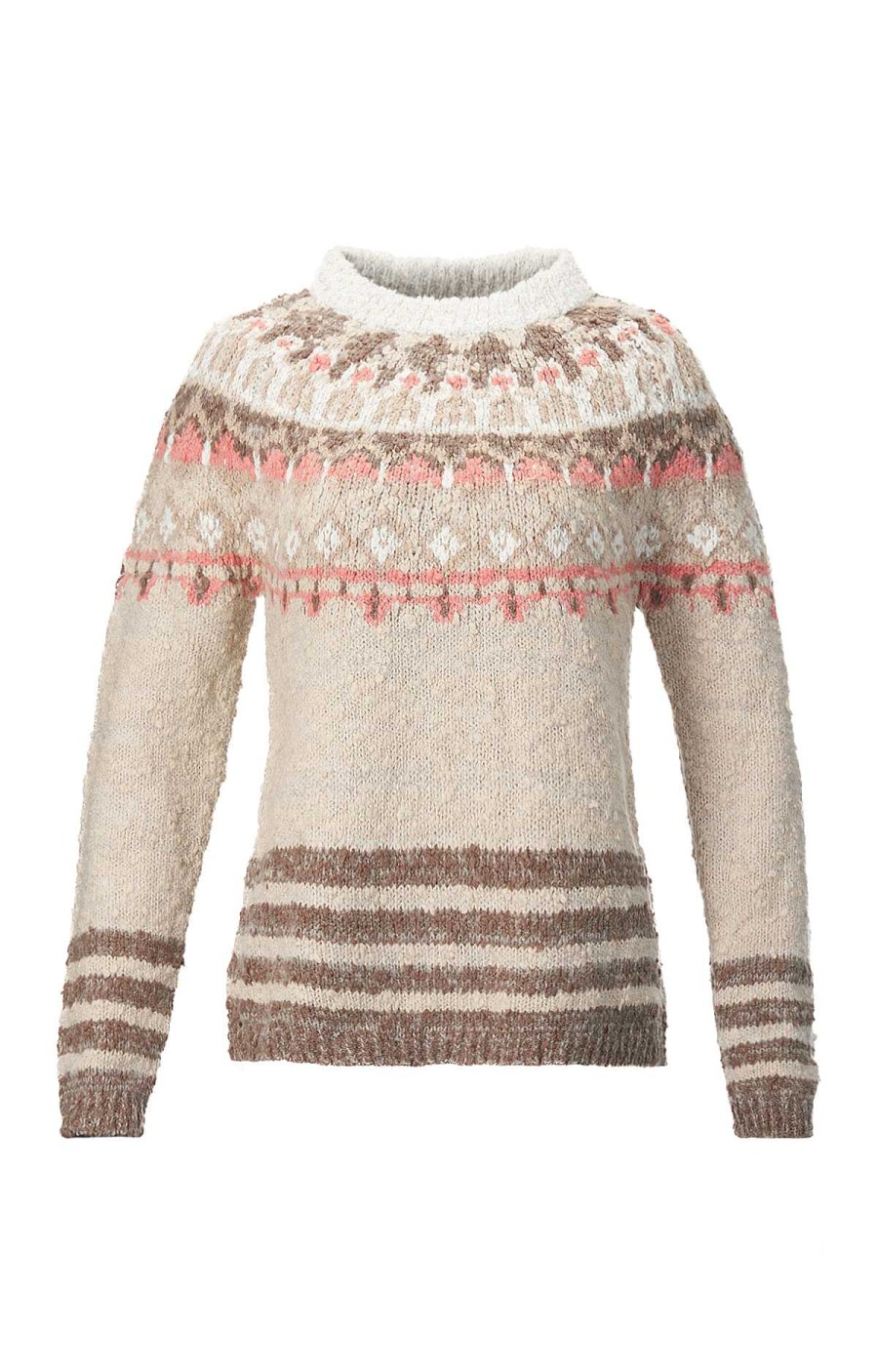 WOMEN Rockford Vests and Sweaters | Foggia Women's Sweater Organic Cotton Nougat