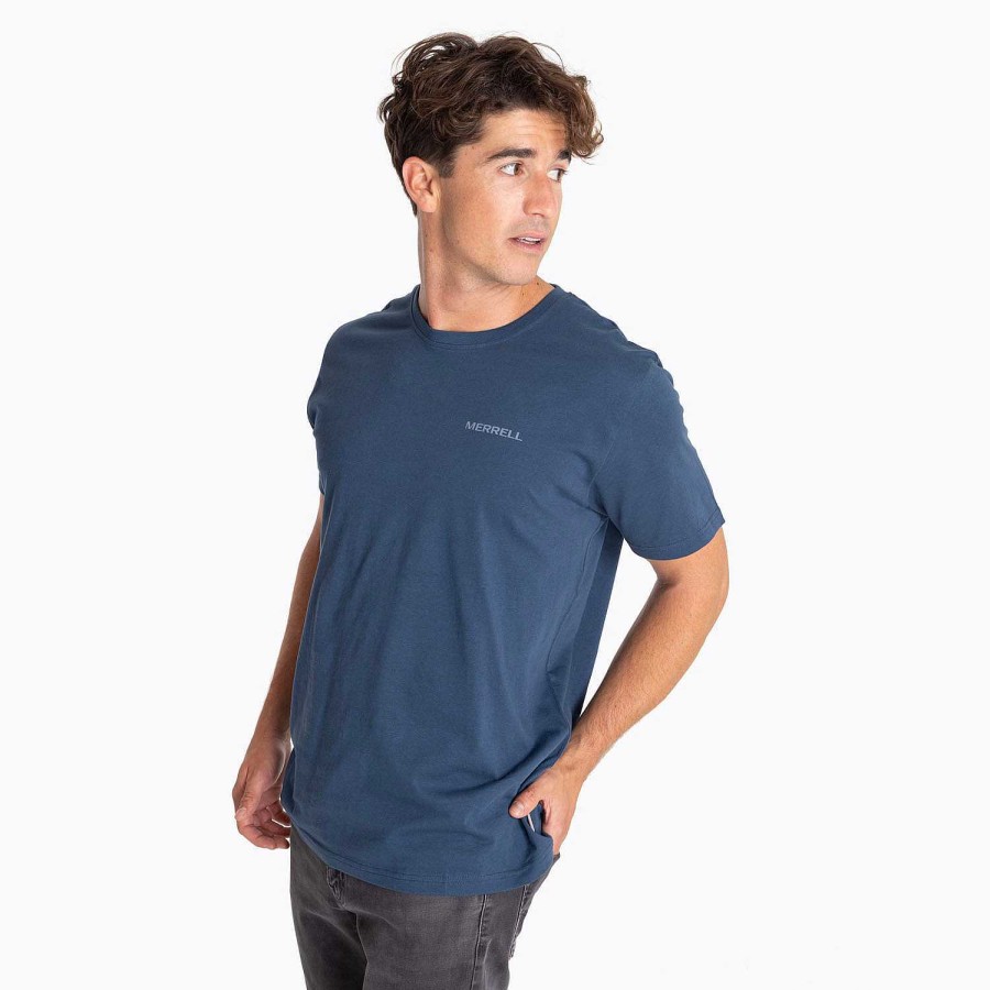 MEN Rockford T-shirts | Back Print Men's T-shirt Oceanic