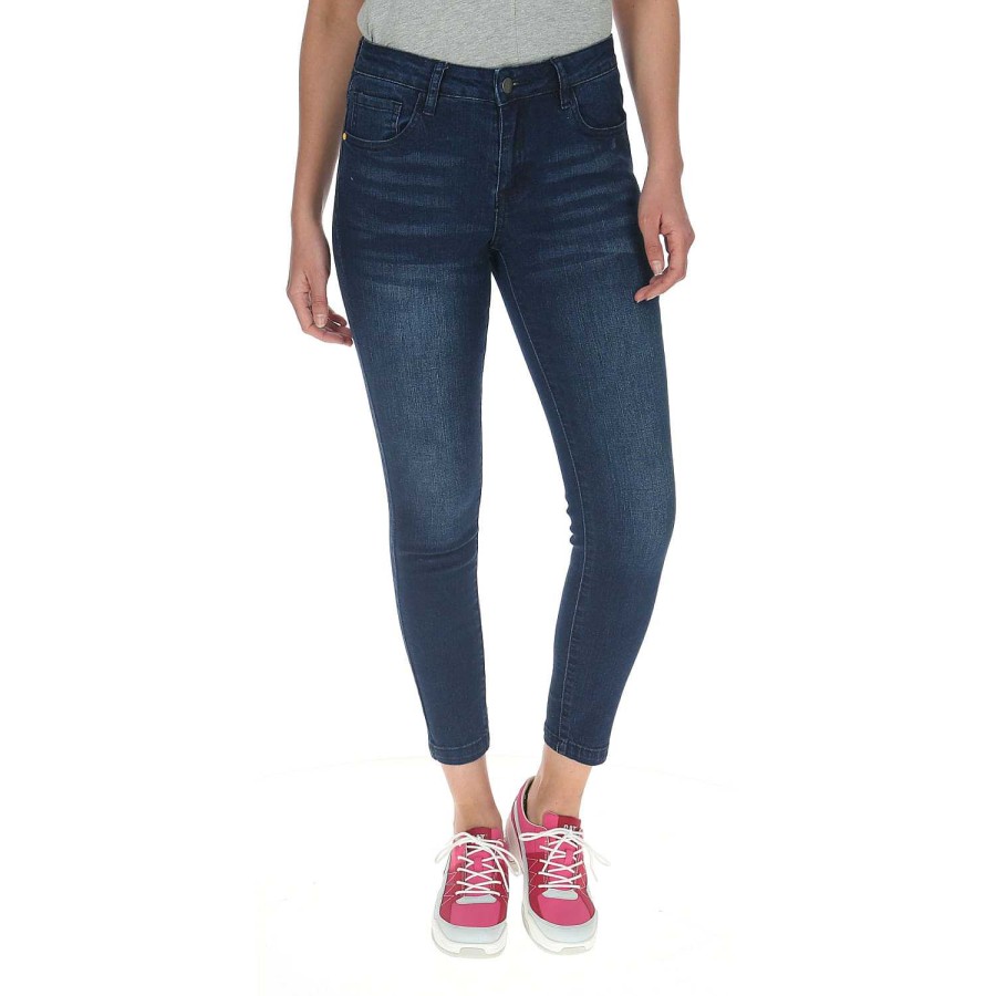 WOMEN Rockford Pants and Jeans | Symbol Skinny Women's Pants Indigo Wash