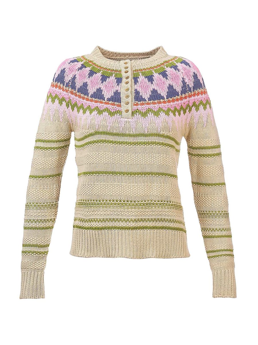 WOMEN Rockford Vests and Sweaters | Women's Organic Cotton Sweater Coucou Peach Rockford Birch