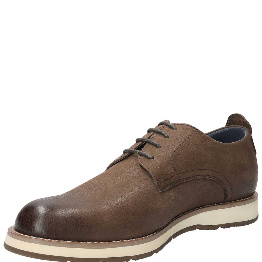 MEN Rockford Shoes | Hill Cafe Rockford Men's Leather Shoe Brown